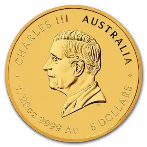 2026 1/20oz Australia Perth Mint Lunar Series III: Year of the Horse .9999 Gold Coin