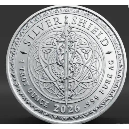 2026 1 oz GSM Silver Shield Christ is Coming .999 Silver Round