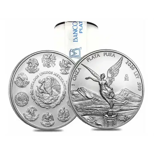 2026 1 oz  Mexican Libertad BU .999 Silver Coin