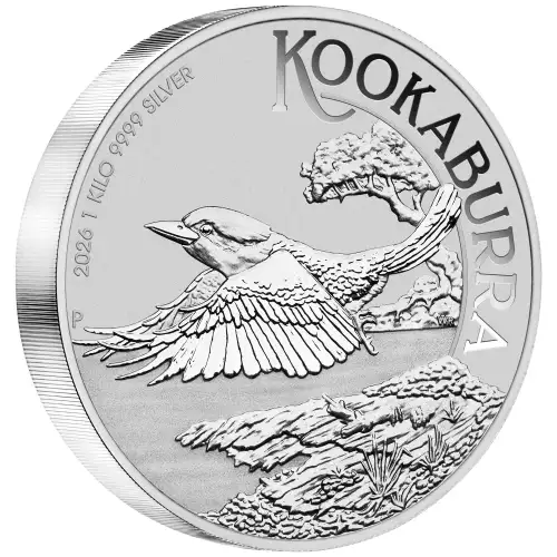 2026 1kg Australian Perth Mint Silver Kookaburra