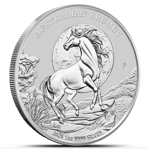2026 1oz Australia Brumby .9999 Silver BU Coin