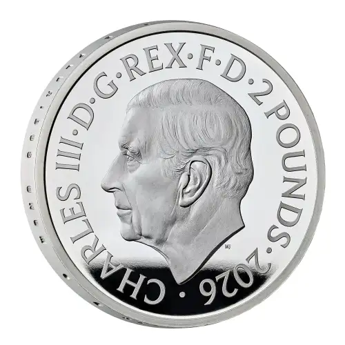 2026 1oz Great Britain 250th Ann. of American Declaration of Independence .999 Silver Proof Coin  (3)