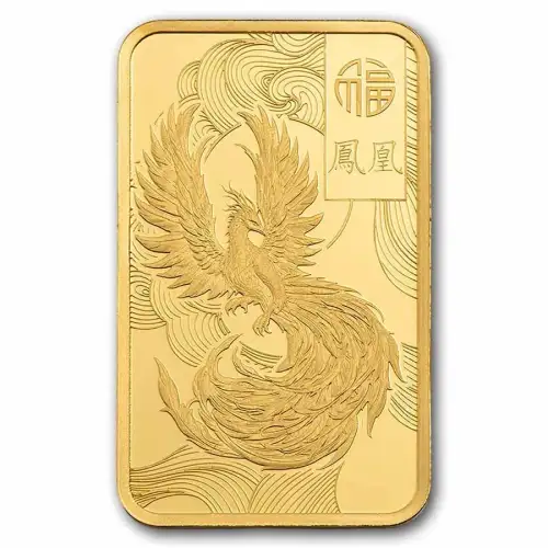 2026 5 gram PAMP Suisse Good Luck Pheonix .9999 Gold Bar in Assay