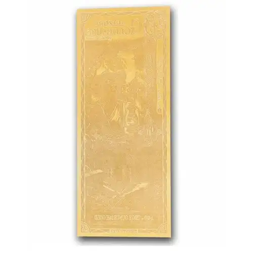 25 Arizona GoldBack Note 1/40th oz .999 Gold (3)