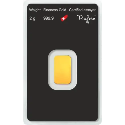 2g Argor-Heraeus .9999 Gold Bar in Assay (3)