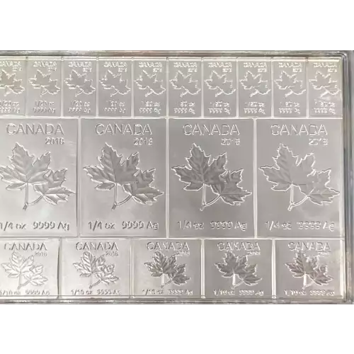 2oz Canada RCM Maple Flex .9999 Silver Coin Bar in Mint Capsule (2)