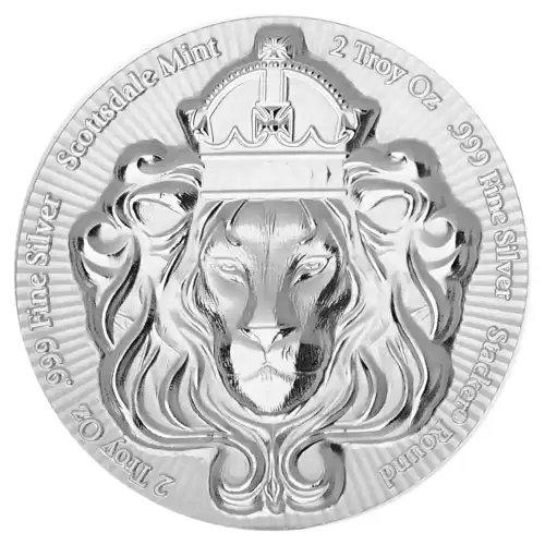 2oz Scottsdale .999 Silver Stacker Round  (2)
