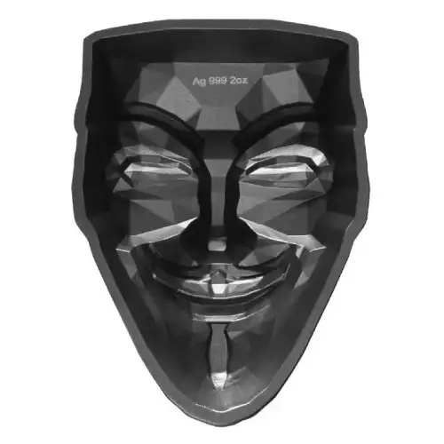 2oz South Korea Guy Fawkes Mask 