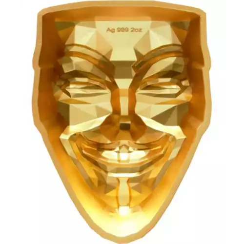 2oz South Korea Guy Fawkes Mask 