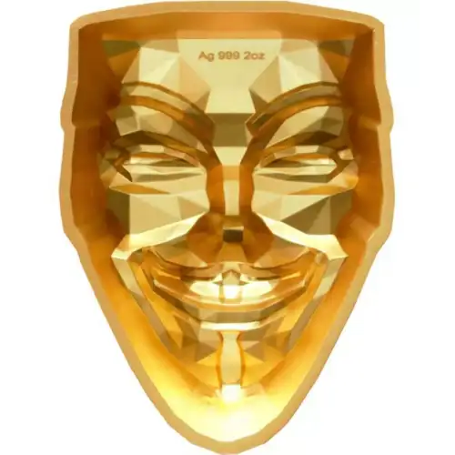 2oz South Korea Guy Fawkes Mask 