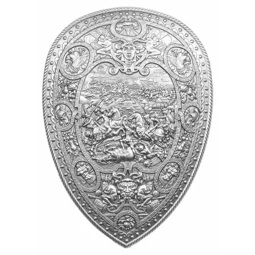 2oz South Korea Shield of King Henry II .999 Silver Stacker