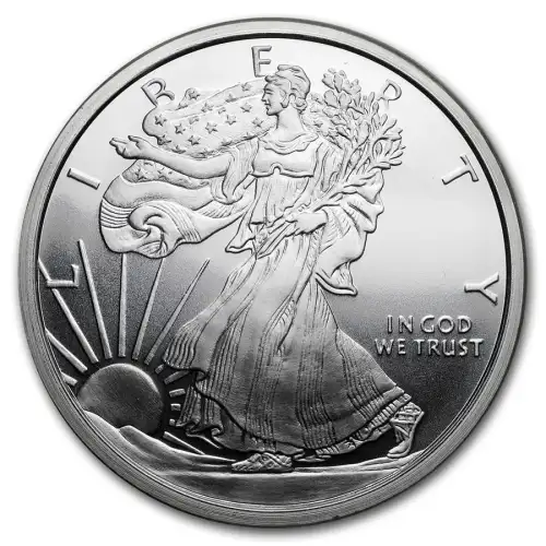2oz Walking Liberty .999 Silver Round (Random Design)