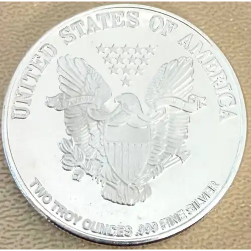 2oz Walking Liberty .999 Silver Round (Random Design) (2)