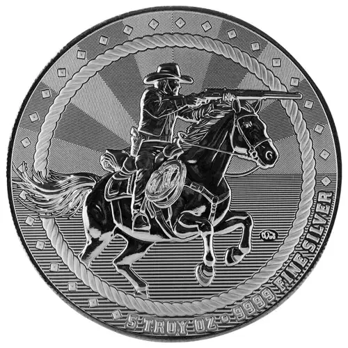 5 oz Cowboy - Rifleman Silver Round (2)