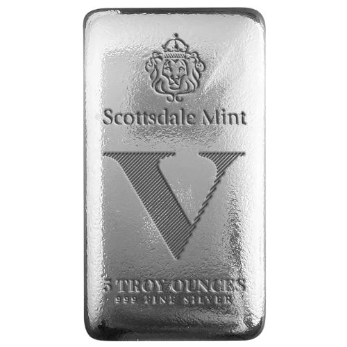 5 oz Scottsdale Mint V Cast - Imperium Collection .999 Silver Bar