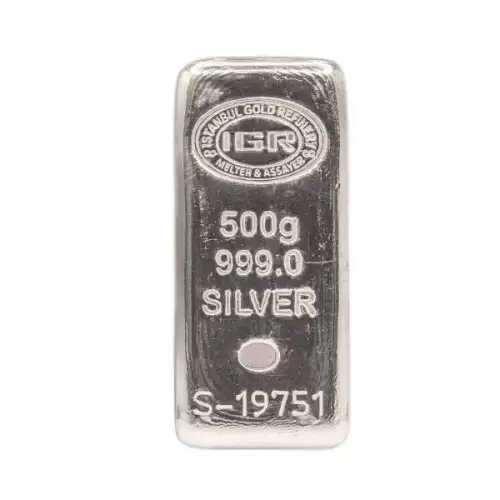 500g IGR .999 Silver Bar