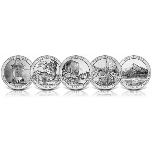 5oz America the Beautiful Silver Coin - Any Year