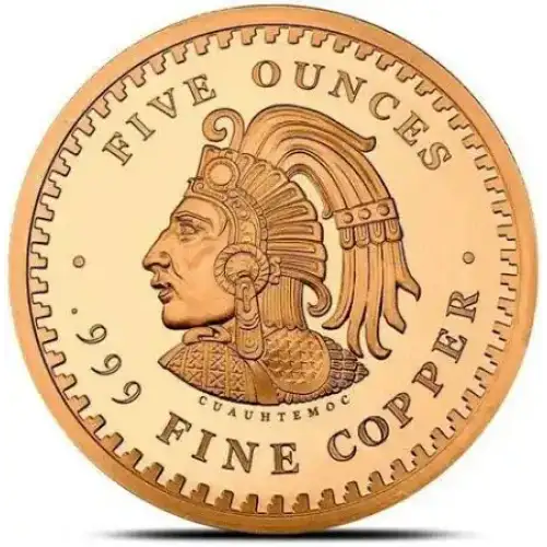 5oz Aztec Calendar .999 Copper Round (2)