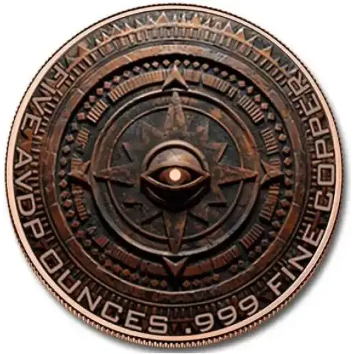 5 oz Eye of the Beholder Colorized .999 Copper Round | Bullion Brother ...