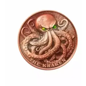 5oz Glow in the Dark Kraken .999 Copper Round in Capsule (2)