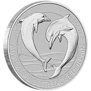 Any Year 1/3oz .999  Australian Platinum Dolphin (2)
