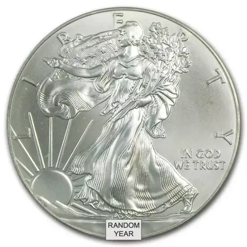 Any Year - 1oz American .999 Silver Eagle BU Coin (Off Quality) (2)