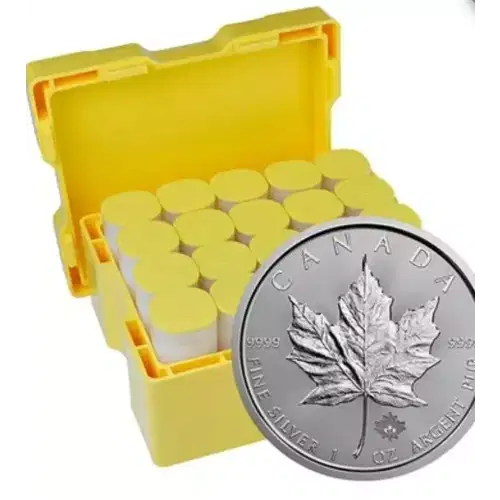 Any Year 1oz Canadian .9999 Silver Maple Leaf Bu Coin (3)