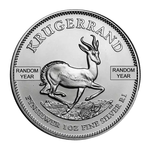 Any Year 1oz South African Kruggerand .999 Silver