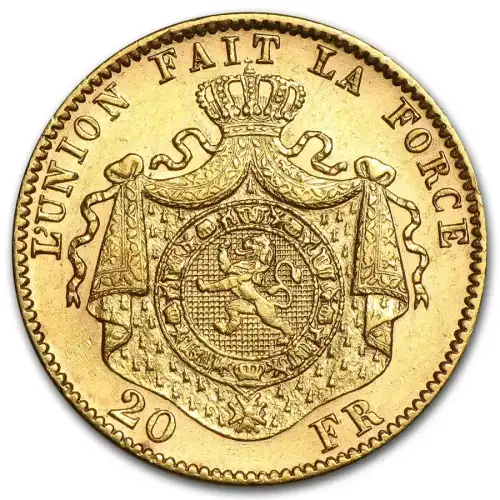 Any Year Belgium 20 Franc Gold Coins