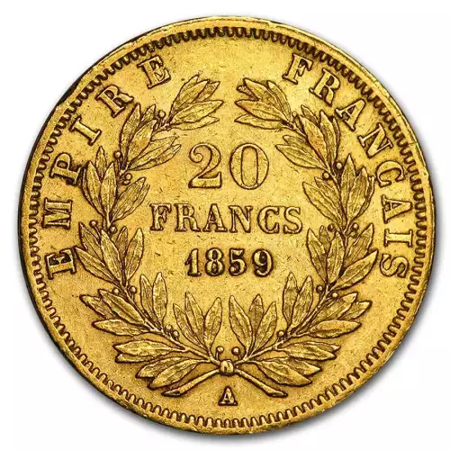 Any Year French 20 Franc Gold Coins (Napoleon III)  (2)