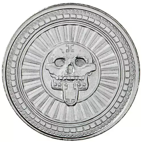 Aztec God of Death .999 Silver Round  (2)