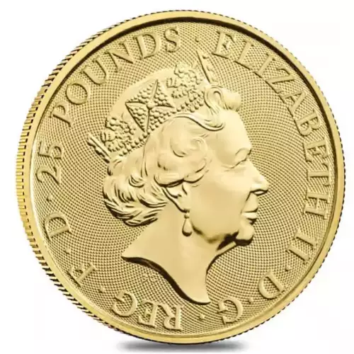 Great Britain 1/4 oz The Gold Standard Gold Coin .9999 Fine BU (Random Year) (2)