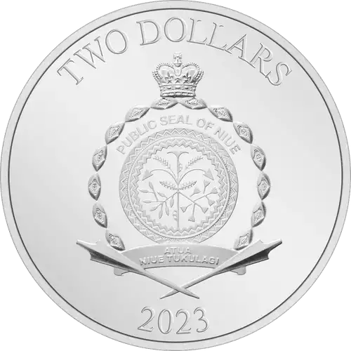 HARRY POTTER - 2023 1oz Niue Seasons greetings Silver Coin  (2)