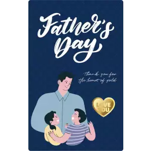 Korea Father's Day 1g Gold in Assay Card (2)