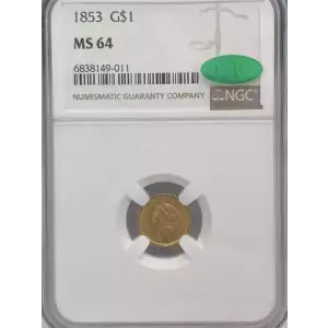 Liberty Head Gold Dollar - Type 1 1849-1854 XF (2)