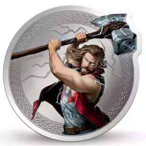 MMTC Pamp Marvel Thor Love & Thunder 1 oz Silver Medal (2)