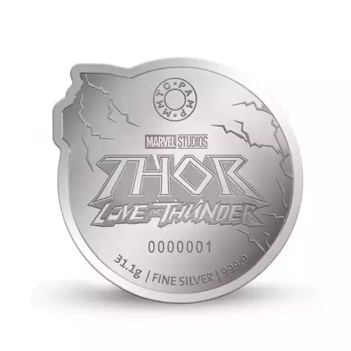 MMTC Pamp Marvel Thor Love & Thunder 1 oz Silver Medal (3)