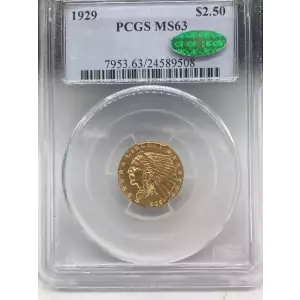 Quarter Eagles---Indian Head 1908-1929 -Gold- 2.5 Dollar (5)
