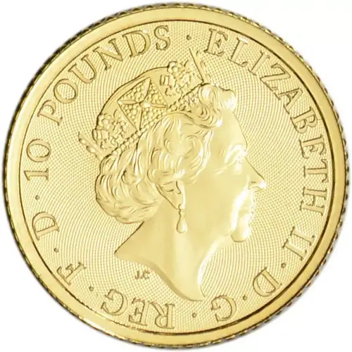 (Random Year) 1/10oz Royal Mint Gold Standard .9999 Gold Coin (2)