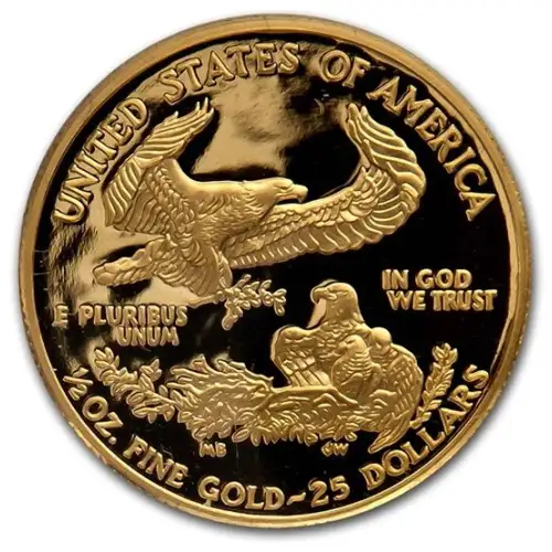 (Random Year) 1/2 oz US Mint American Gold Eagle Coin Proof (2)