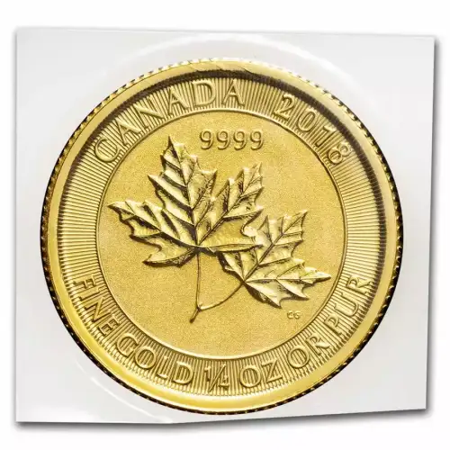 Random Year 1/4oz Canada RCM Twin Maple Leaf .9999 Gold Coin (4)