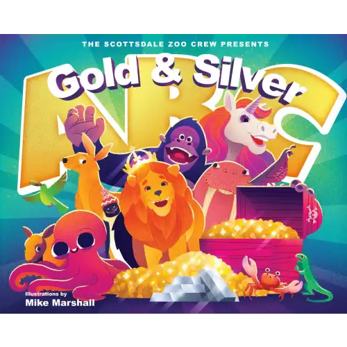 Scottsdale Mint Gold & Silver ABC's Children's Primer Book (5)
