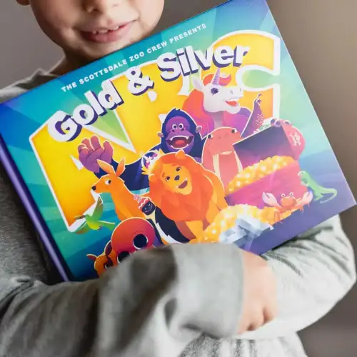Scottsdale Mint Gold & Silver ABC's Children's Primer Book (2)