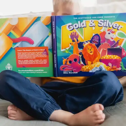 Scottsdale Mint Gold & Silver ABC's Children's Primer Book (4)