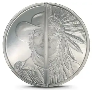 1oz Elemetal Western Warrior .999 Silver Divisible Round