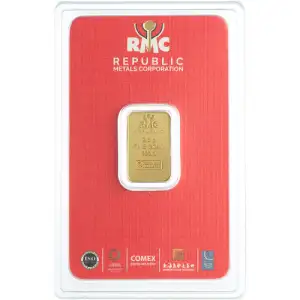 2.5g RMC .999 Gold Bar in Assay