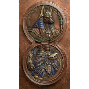 2026 2 x 1 oz Infinity Medals ANUBIS .999 Copper Round in Duo-Capsule