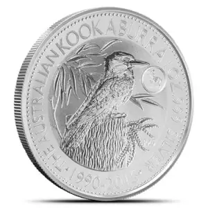 2015 1oz Australian Perth Mint Kookaburra W/ Goat Privy Mark .999 Silver Coin