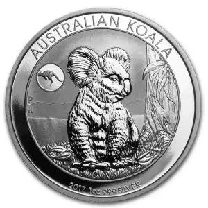 2017 1oz Australia Perth Mint Koala with Kangaroo Privy .999 Silver Coin
