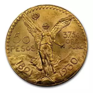 1930 Mexico 50 Pesos Gold Coin (2)